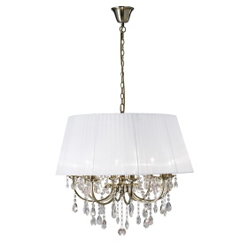 Olivia Antique Brass-White Crystal Ceiling Lights Diyas Contemporary Crystal Ceiling Lights Olivia Antique Brass-White Crystal Ceiling Lights Diyas Contemporary Crystal Ceiling Lights